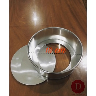 Khuôn nhôm tròn đáy rời 18