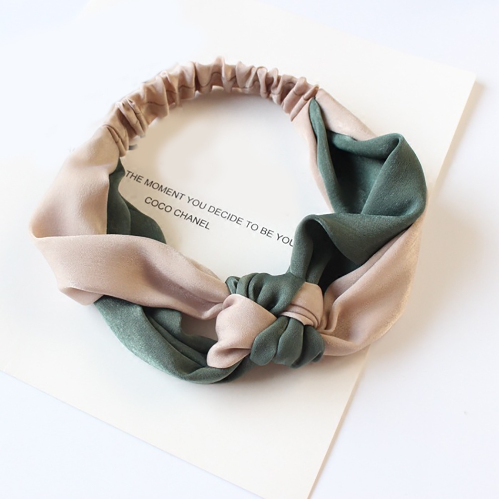 Băng Đô Cài Tóc Màu Trơn Cá Tính Hợp Thời Trang Cho Nữ