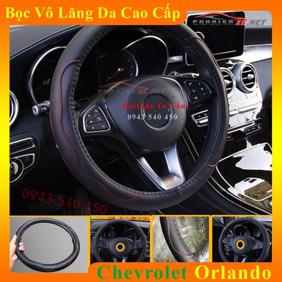 Bọc Vô Lăng Da Xe Chevrolet Orlando Lót Cao Su Non Cao Cấp Chống Trượt Tay | OTOALO