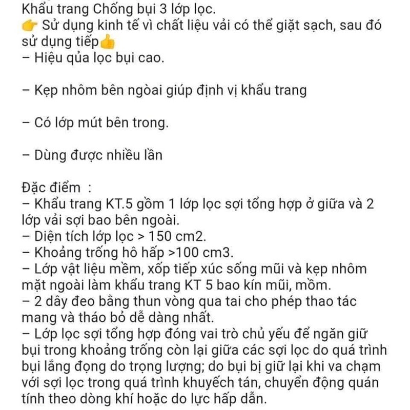 KHAU TRANG K.t5 CHUYÊN DỤNG | BigBuy360 - bigbuy360.vn