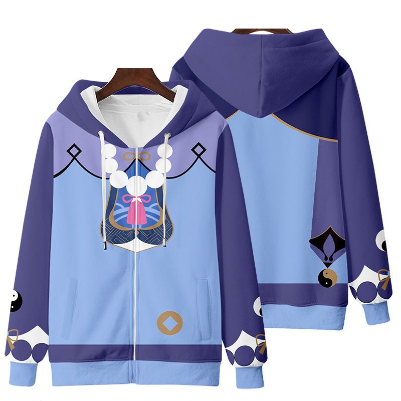 Áo hoodie in hình Anime Genshin Impact 3D có nón kiểu dáng thời trang cho nam nữ