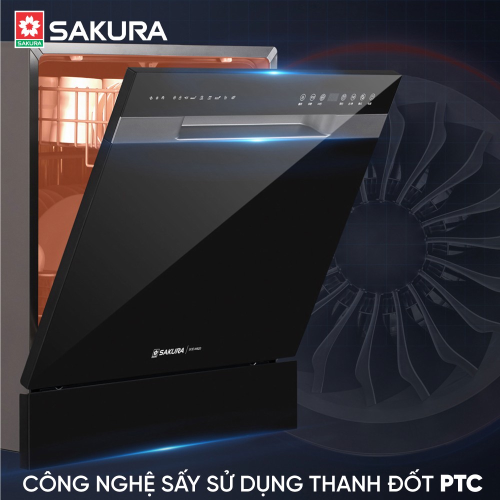 Máy Rửa Chén Bát SAKURA SCE-W850_chính hãng Mekong