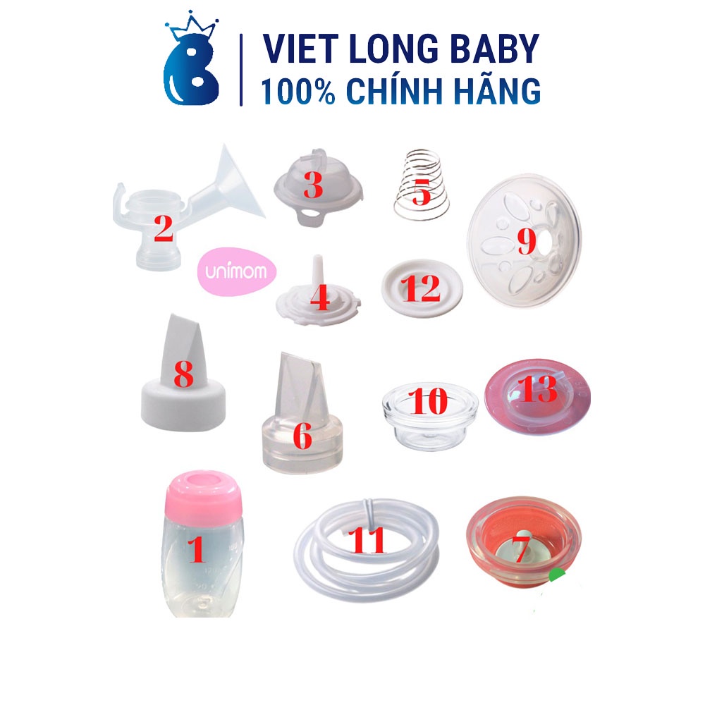 Phụ kiện máy hút sữa Unimom Hàn Quốc các loại