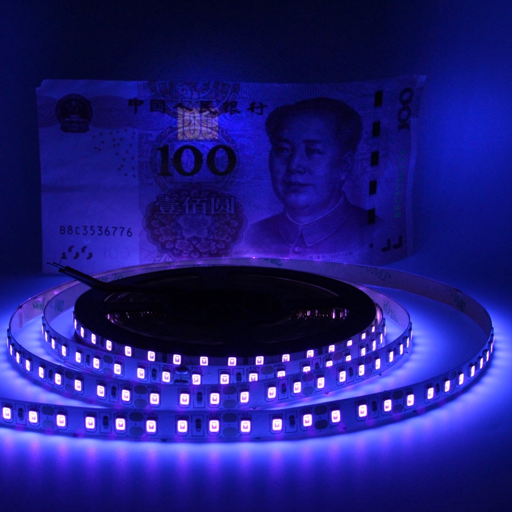 Smd2835 Đèn led uv 395-405nm 60leds 120leds Chống Nước 12vdc Cho Các Bữa Tiệc dj