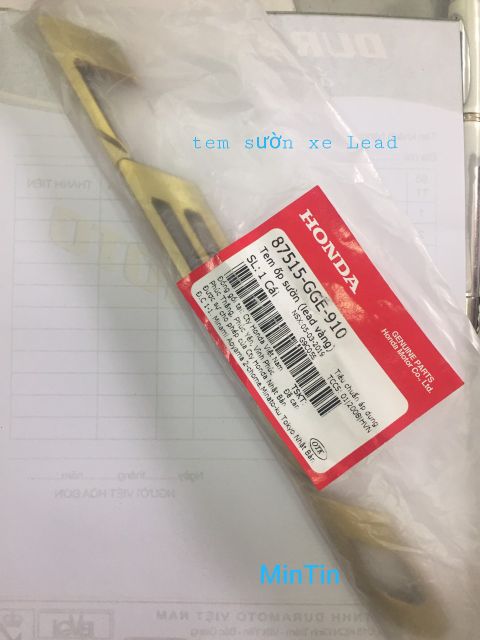 Tem sườn xe Lead (giá 1 chiếc)