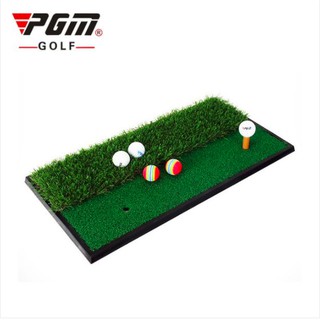Thảm tập swing golf - pgm double grass mini hitting mat