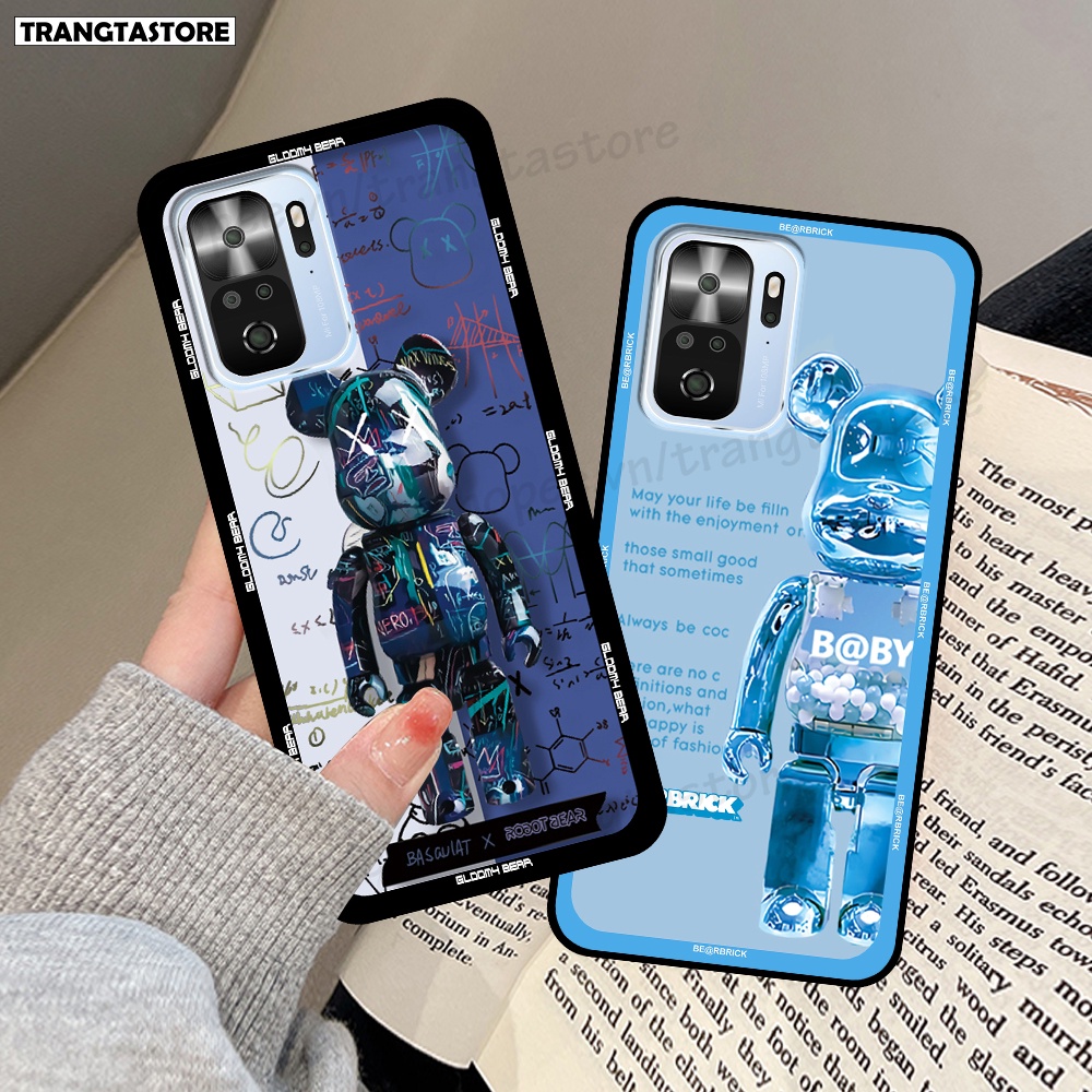 Ốp Xiaomi K40 / K40 Pro / K40 Pro Plus / K40 Pro+ in hình gấu Bearbrick,Mountain,xanh,đen,đỏ giá rẻ