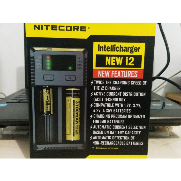 Bộ Sạc Pin Nitecore I2 2 Ngăn Chuyên Dụng