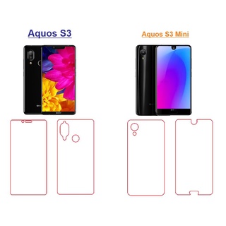 Miếng dán ppf , sharp aquos s3 ,aquos s3 mini .dán màn hình ,dán mặt lưng , bảo vệ điện thoại.