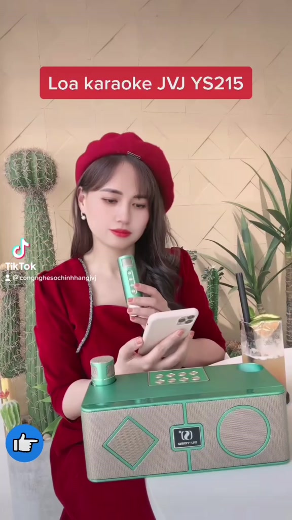 Loa bluetooth karaoke kèm 2 mic JVJ YS-215 Không dây, kèm 02 mic hát công suất lớn 20W - Bảo hành chính hãng 06 Tháng | BigBuy360 - bigbuy360.vn