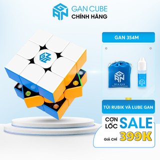 Rubik 3x3 Gan 354 M v2 Nam Châm, Rubik Nha Trang 2x2 3x3 4x4 Gancube