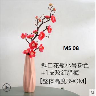 Lọ hoa trang trí phòng khách / bàn làm việc kèm hoa nhiều mẫu MS 01 - 09