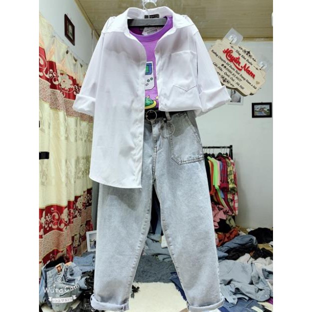 [BÁN LẺ GIÁ SỈ] Quần baggy 2 túi trước unisex