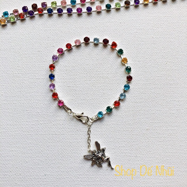 1m Dây Hợp Kim Đính Hạt Nhựa Giả Đá