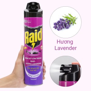 Bình xịt côn trùng Raid chai 600ml