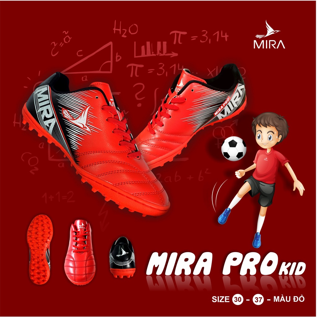 Giày thể thao, Giày bóng đá đế đinh Trẻ em Mira Pro TF- Dungcusport