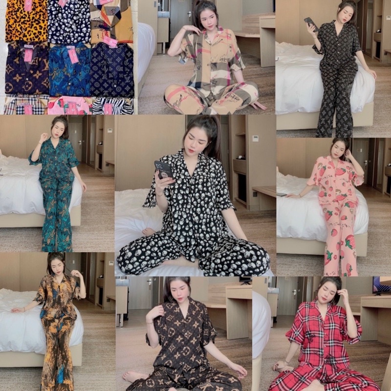 Đồ Bộ Tiểu Thư Cộc Tay Cánh Tiên Quần Dài