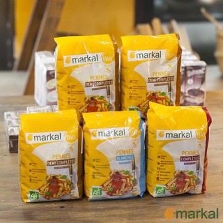 Mì spaghetti, xoắn, ống, nui penne hữu cơ Markal 500g Mamababyvn