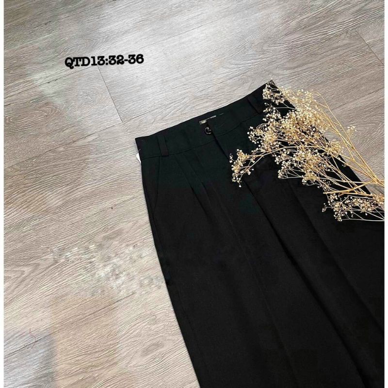 Bigsize Quần tây đen ống suông QTD13 (32-36)