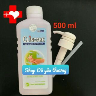 Nước rửa tay sát khuẩn nhanh Clincare