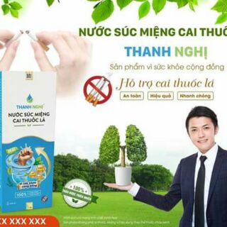 Nước súc miệng cai thuốc lá Thanh Nghị