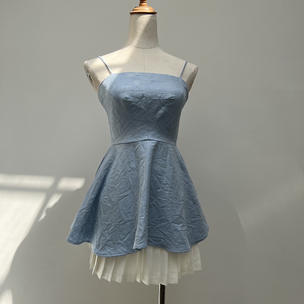 Áo 2s peplum bo eo dáng xòe