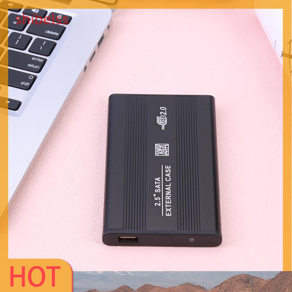 Vỏ Ổ Cứng Ngoài Shibelsss 2.5 Inch Sata Usb2.0 Bằng Hợp Kim Nhôm Ốp | BigBuy360 - bigbuy360.vn
