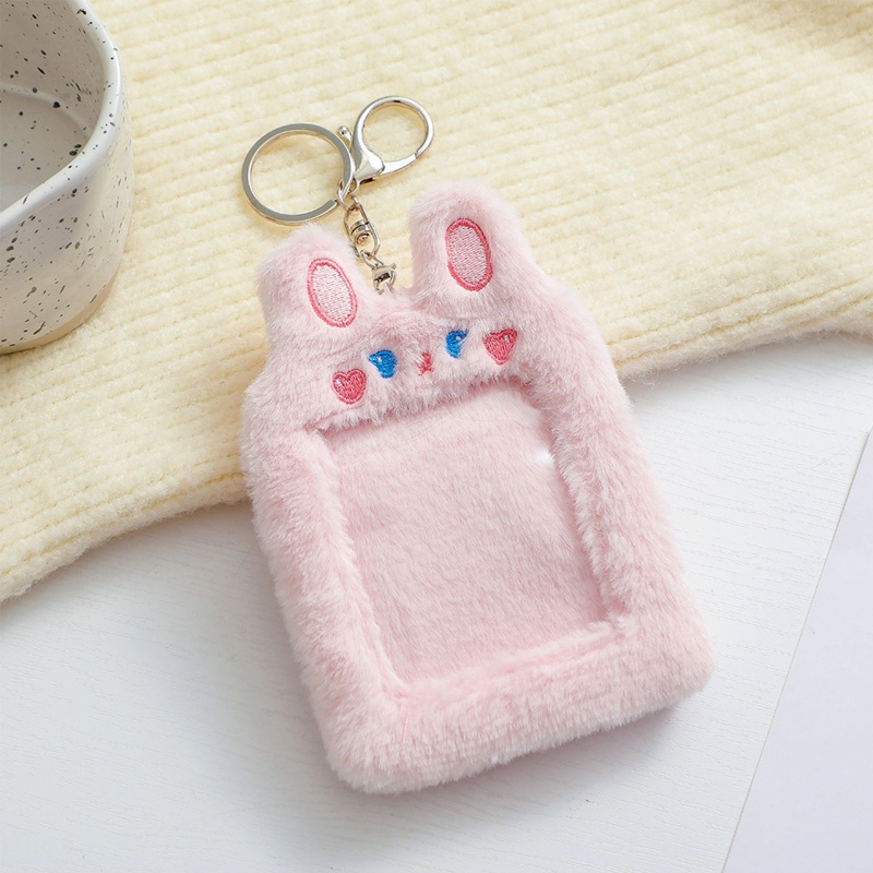Youyo Ví Đựng Thẻ ID / Thẻ Ngân Hàng / Móc Khóa Hình Gấu Nhồi Bông Dễ Thương