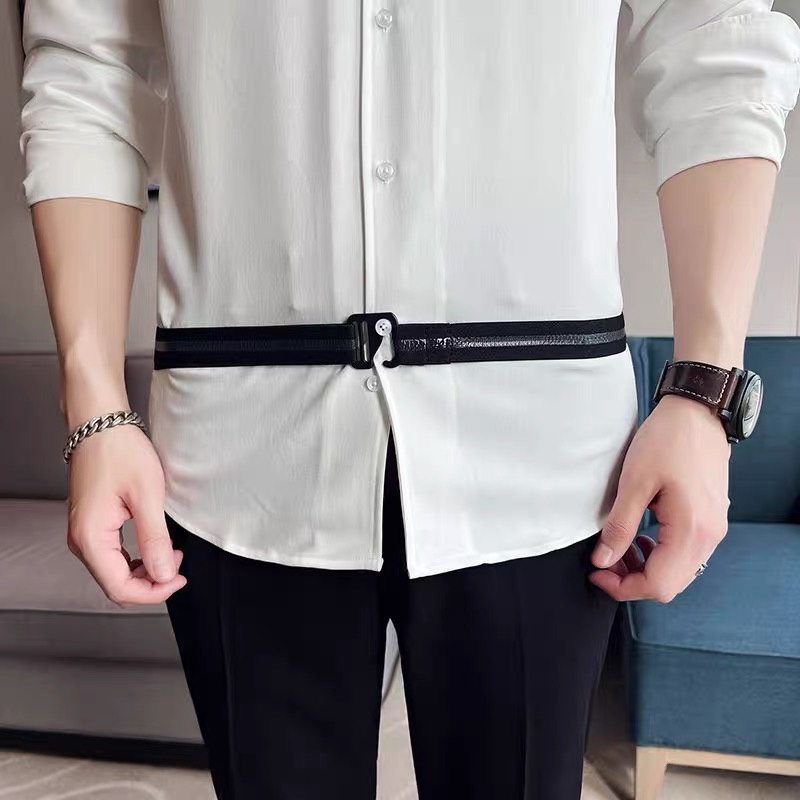Đai giữ áo cố định áo sơ mi không bị xô lệch - dây chun co giãn thít tà áo sơ mi giữ áo thẳng