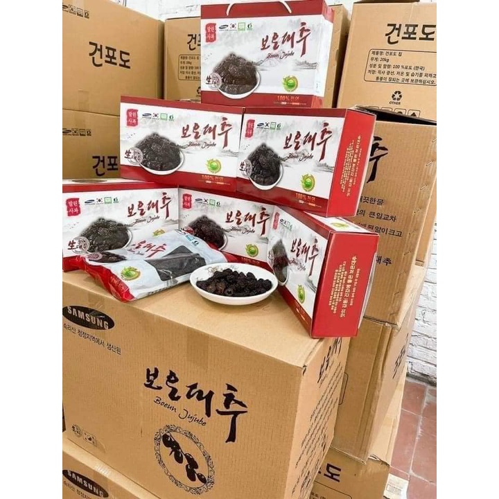 Táo đen Hàn Quốc hôp 1kg loại đủ có túi có hộp đẹp