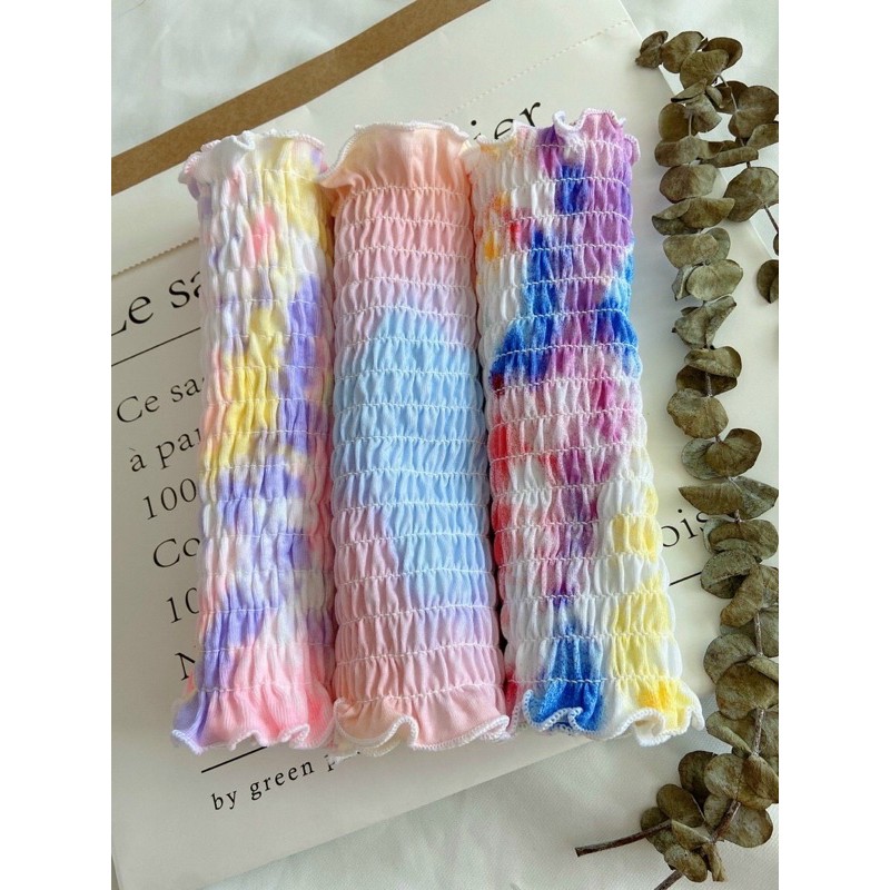 Áo ống nhún loang màu (hình thật) | BigBuy360 - bigbuy360.vn