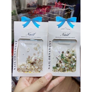 set sỏi xà cừ có lẫn charm