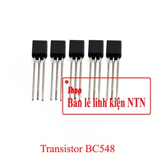 10 PCS Transistor BC548 chân TO-92
