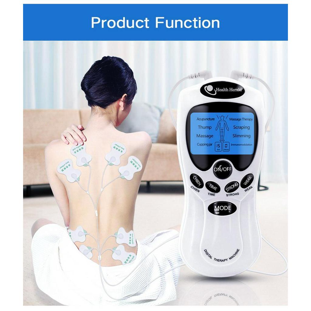 [Hàng mới về] Máy mát-xa toàn thân Salorie với 8 miếng dán chăm sóc sức khỏe