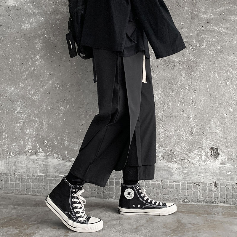 Quần Jean Dài Dáng Rộng Ống Suông Phối Lớp Ngoài Thời Trang Dành Cho Nam Tf1 | BigBuy360 - bigbuy360.vn