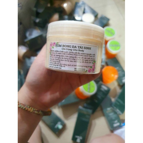 Kem bong da cốt đặc tái tạo body 150g - bong mảng to