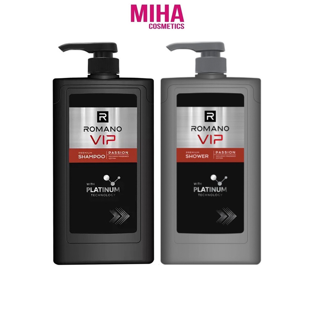 Sữa Tắm Dầu Gội Nước Hoa Cao Cấp Romano VIP 650g