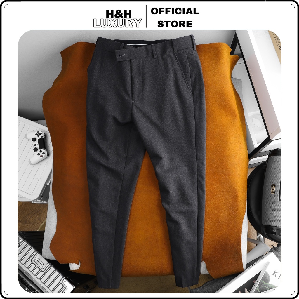 Quần Tây Nam - Quần Âu Nam Pierre Cardin An Phước SlimFit Ôm Công Sở Vải Co Giãn Chống Nhăn, Cạp Chun Có Big Size
