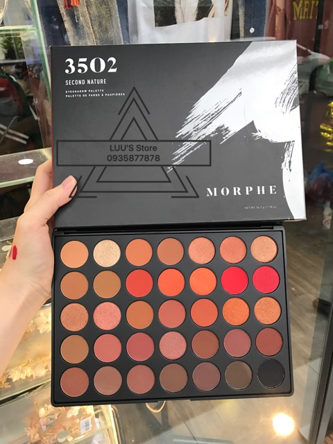 Bảng phấn mắt Morphe 3502 - SECOND NATURE EYESHADOW PALETTE