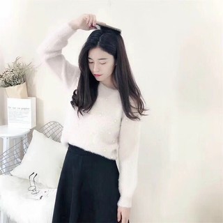 Áo len lông đính hạt