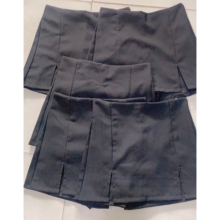 Quần Giả Váy xẻ đùi. Quần Giả Váy tuyết mưa nhiều size màu đen cho nữ dễ phối đồ đi chơi đi tiệc cá tính-Cún-Boutique | BigBuy360 - bigbuy360.vn