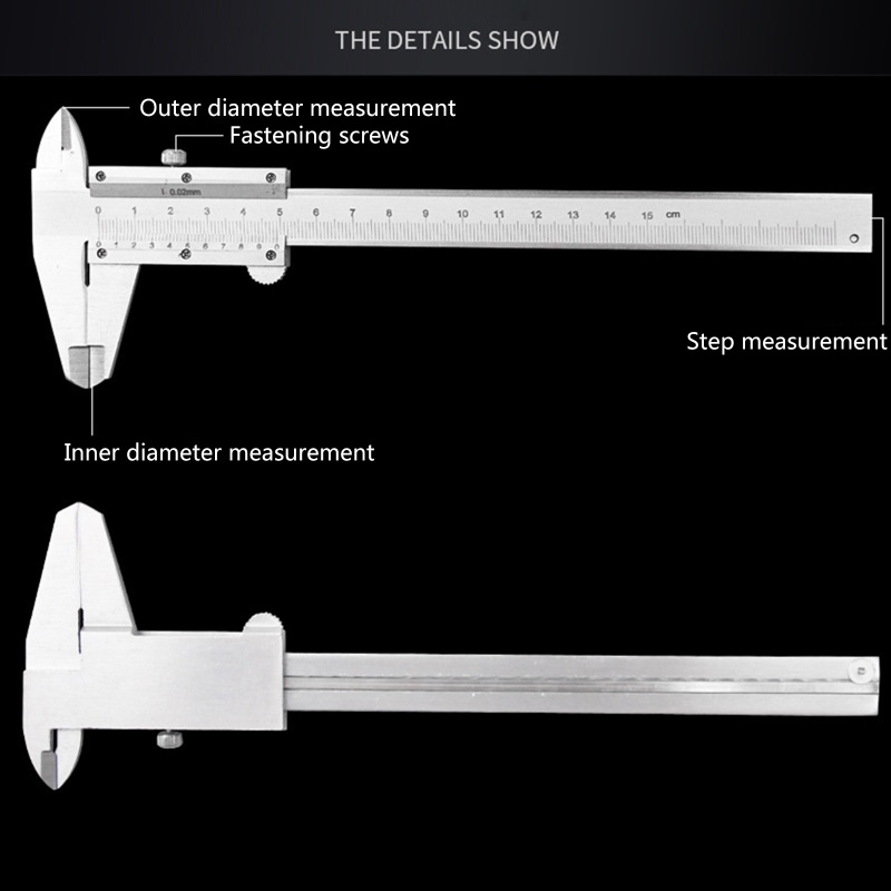 Thước Cặp Cơ Làm Từ Thép 150mm