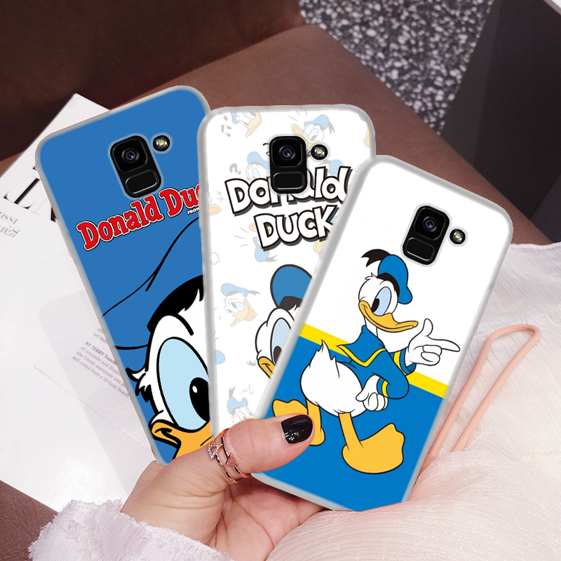 Ốp lưng họa tiết Disney Donald Duck cho Samsung J4 J5 J6 Plus J7 Prime J8 2018 M20 M31