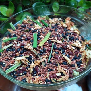 Trà gạo lứt, đậu đen (đỗ đen) ❤️FREESHIP❤️ mix hoa nhài, lá dứa nhà làm ❤️Detox giảm cân❤️ - Tặng Trà hoa cúc đường phèn