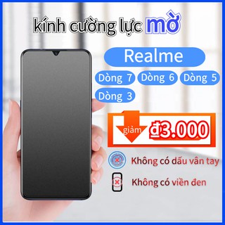 Chống vân tay matte Kính Cường Lực Miếng dán màn hình Realme 3 5 5s 5i 6 6i 7 7i Pro