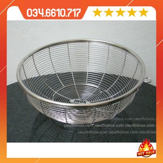 Rổ nan thưa inox đk 23-26-29-33 cm