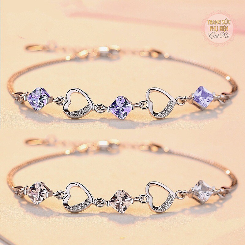 Vòng tay trái tim LT49 xinh xắn S925