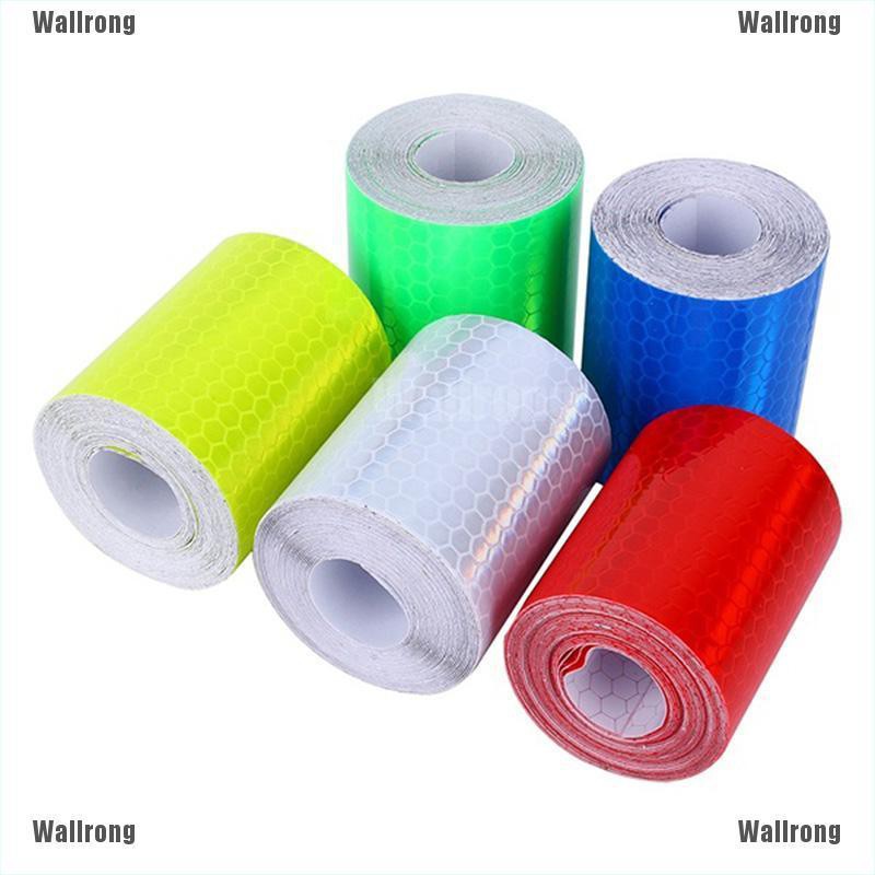 Cuộn băng keo dán phản quang cảnh báo an toàn cho xe hơi xe tải 1m*5cm | BigBuy360 - bigbuy360.vn