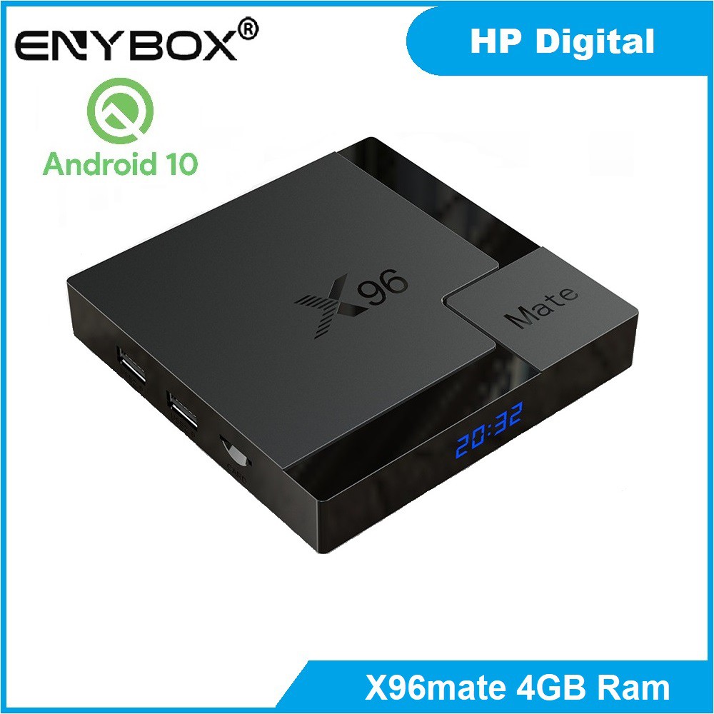 Android TV Box X96 Mate - Android 10, Ram 4GB, bộ nhớ 32GB