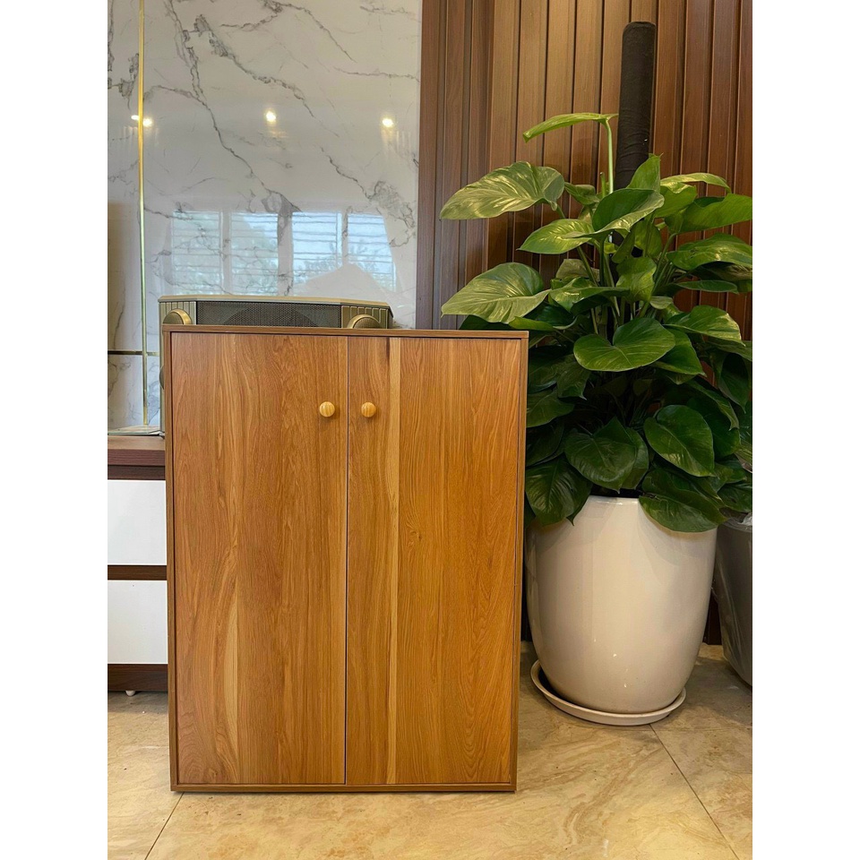 TỦ GIÀY 2 NGĂN CÁNH GỖ MDF BỀN ĐẸP